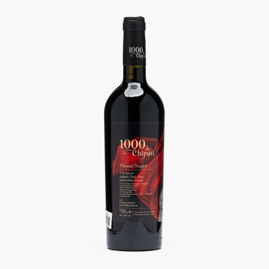 Vin roșu sec Fetească Neagră, 15.5%, 0.75l