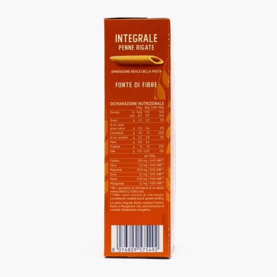 Paste Penne Rigate integrale 500g