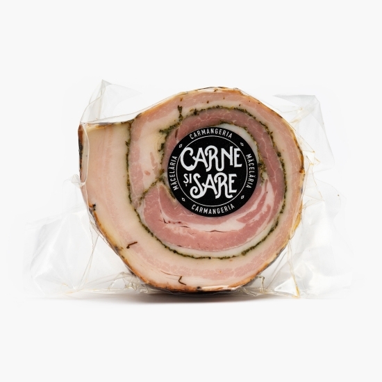 Ruladă cu pancetta afumată 500g