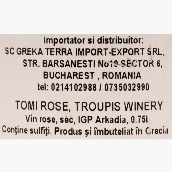 Vin rose sec Moschofilero, 12%, 0.75l