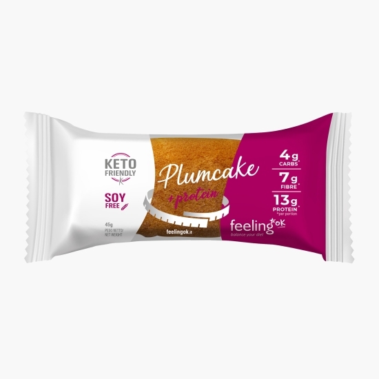 Mini chec proteic cu vanilie și lămâie, low carb, fără zahăr, 45g