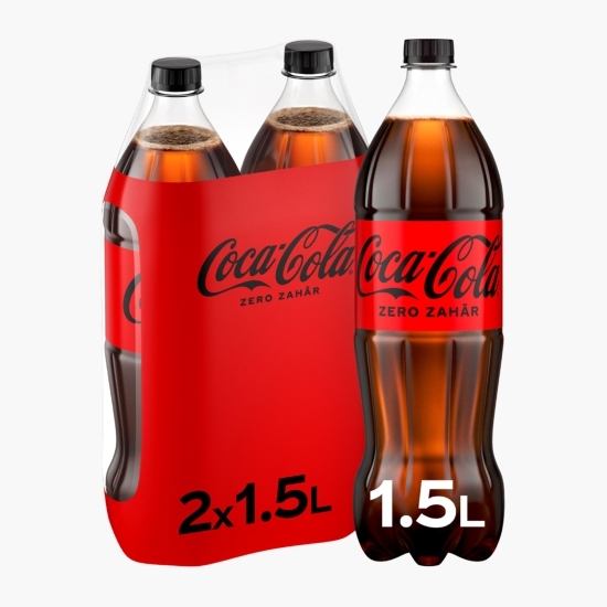 Băutură carbogazoasă cola zero zahăr 2x1.5l