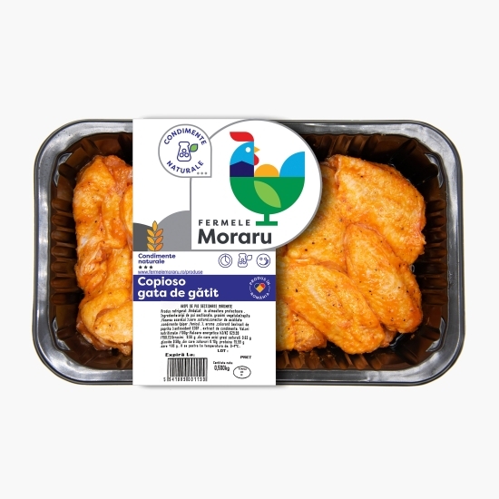 Aripi de pui secționate marinate 500g