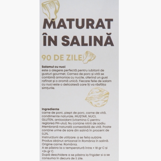 Salam cu nuci 250g