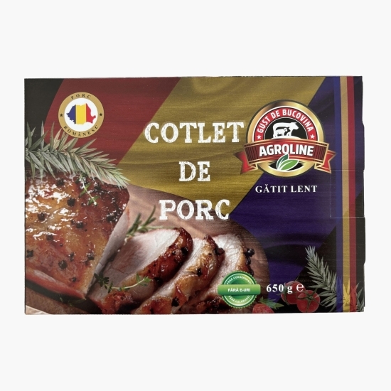 Cotlet de porc gătit lent 650g