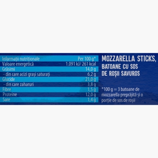 Mozarella sticks pane, Delicii Calde 200g