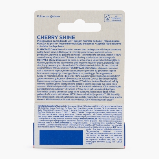 Balsam de buze Cherry Shine 4.8g