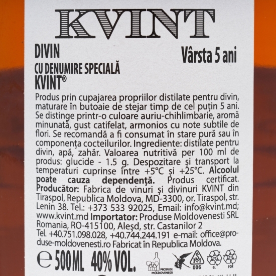 Coniac VSOP 5 ani 40% alc. 0.5l