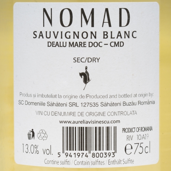 Vin alb sec Sauvignon Blanc, 13%, 0.75l