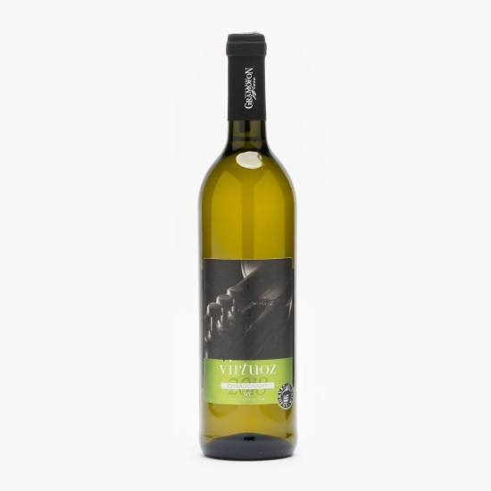 Vin alb sec Virtuoz Chardonnay, 12.9%, 0.75l