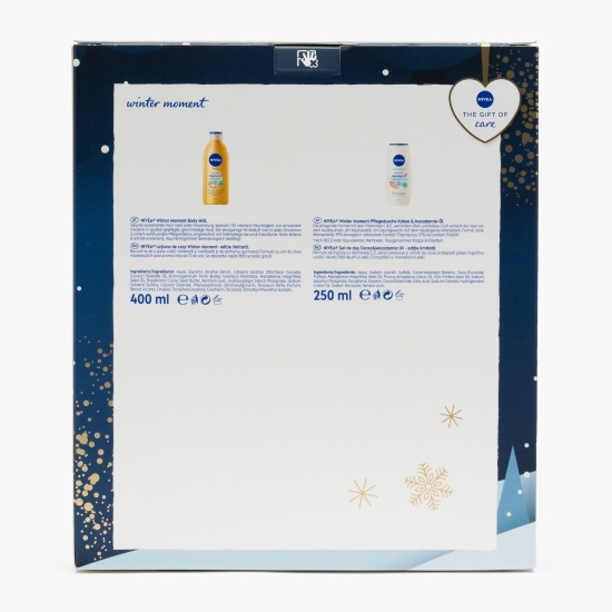 Set cadou Winter Moment: Gel de duș 250ml + Lapte de corp 400ml