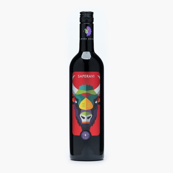 Vin roșu sec Saperavi, 14%, 0.75l