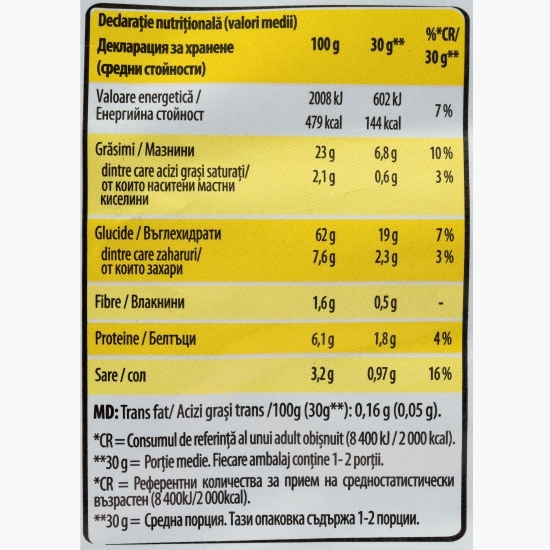 Pufuleți cu gust de cașcaval 50g