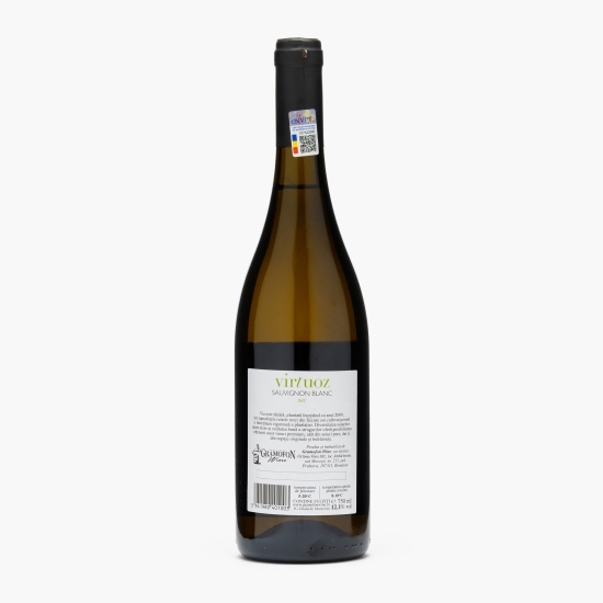 Vin alb sec Virtuoz Sauvignon Blanc, 12.1%, 0.75l