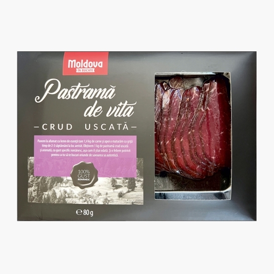 Pastramă de vită crud-uscată 80g