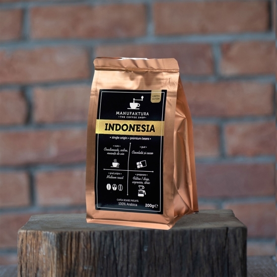 Indonesia 200g cafea boabe prăjită