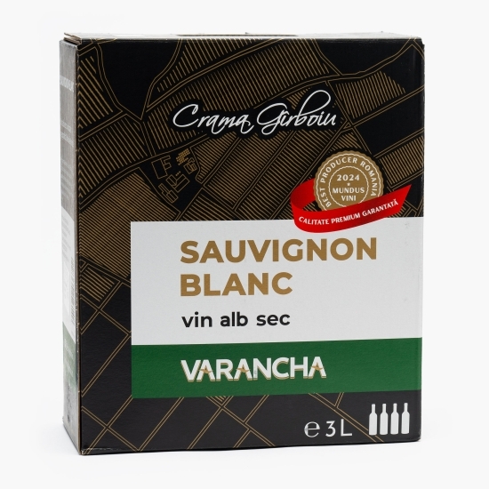 Vin alb sec Sauvingnon Blanc, 13%, bag in box 3l