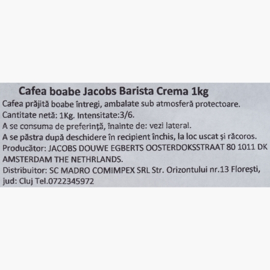 Barista Crema 1kg cafea boabe 