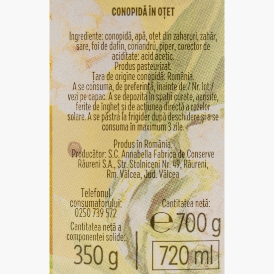 Conopidă în oțet 700g