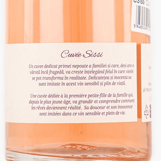 Vin rose sec Pinot Noir, 12.5%, 0.75l