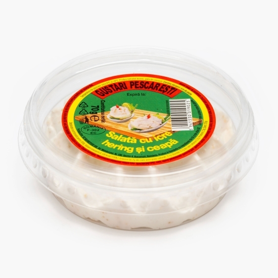 Salată cu icre de hering și ceapă 70g