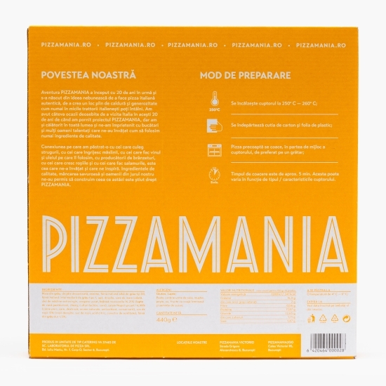 Pizza artizanală cu maia Diavola 440g