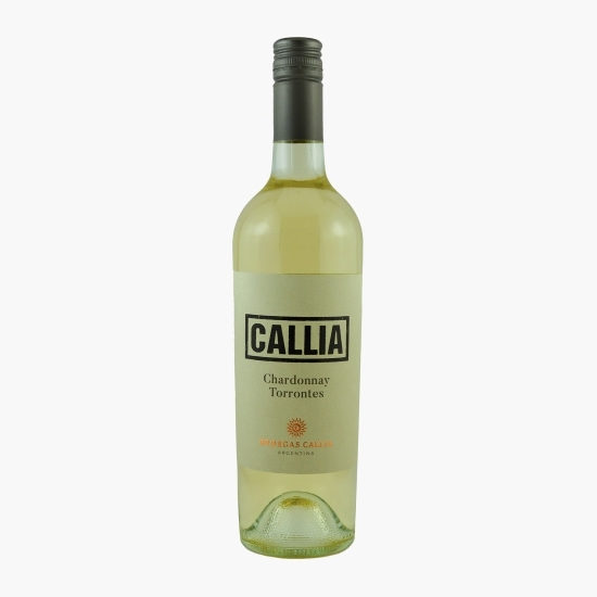 Vin alb sec, Callia, Chardonnay, Torrontes, 13%, 0.75l