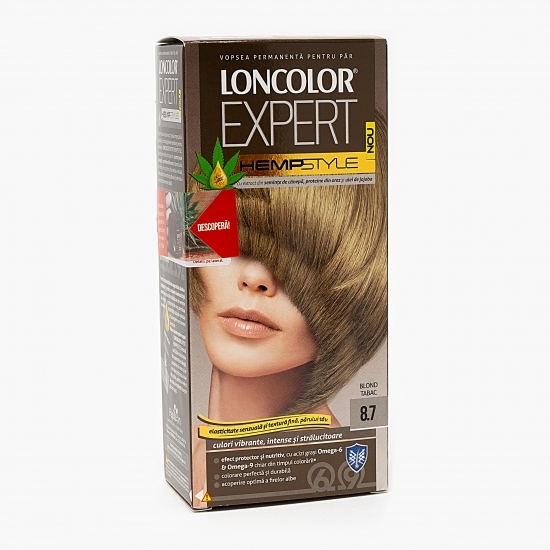 Vopsea permanentă pentru păr Expert Hempstyle 8.7 blond tabac 100ml