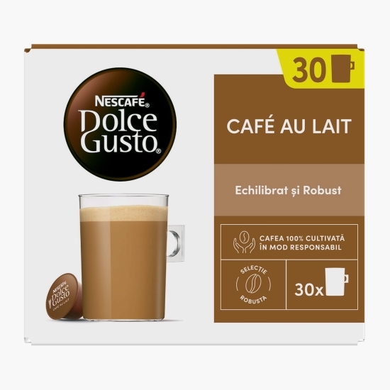 Café au Lait 30 băuturi 300g, capsule cafea 