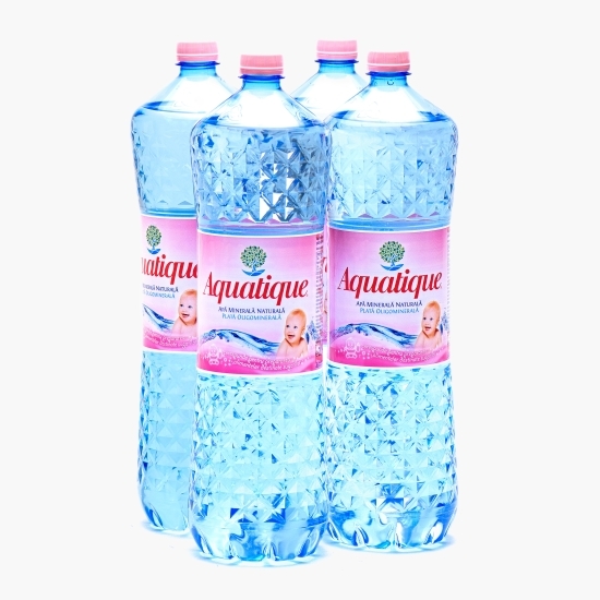 Apă minerală naturală plată, 4x2l