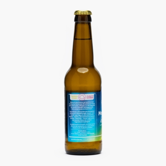 Băutură răcoritoare din kombucha cu aromă de mentă și lămâie 330ml