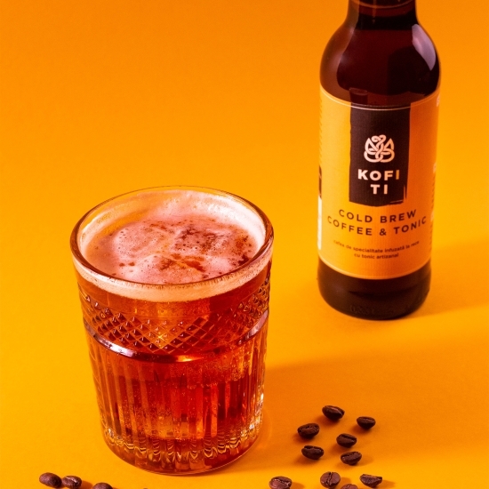 Cold Brew Coffee & Tonic, cafea infuzată la rece cu tonic artizanal 200ml