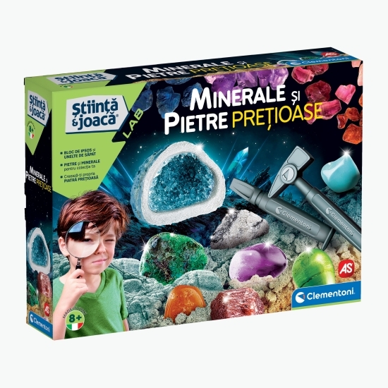 Știință & joacă: Minerale și pietre prețioase, 8+ ani