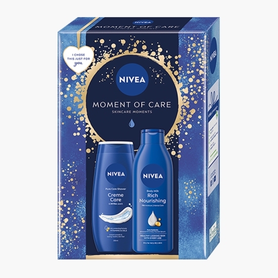 Set cadou: Gel de duș Creme Care 250ml + Lapte pentru corp Rich Nourishing 250ml