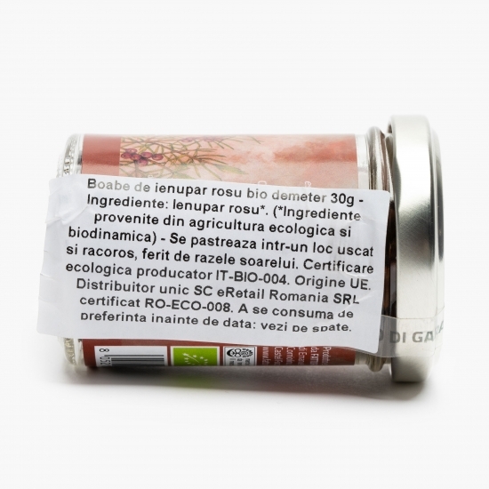 Boabe de ienupăr roșu eco demeter 10g