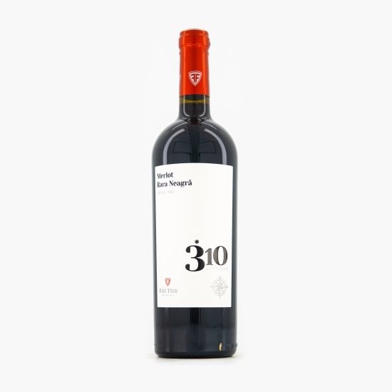 Vin roșu sec Merlot, Rară Neagră, 13.7%, 0.75l