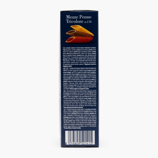 Paste Mezze Penne tricolore n.170, 500g