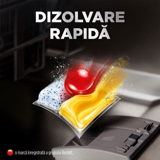 Detergent capsule pentru mașina de spălat vase Ultimate Lemon, 100 spălări