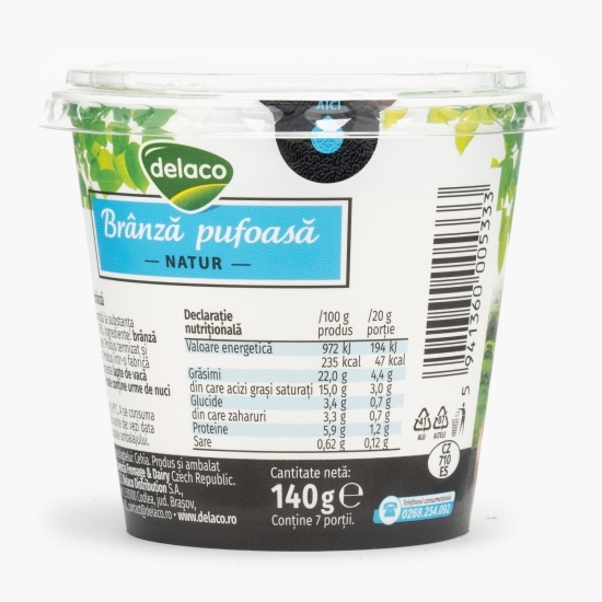 Brânză pufoasă Natur 140g