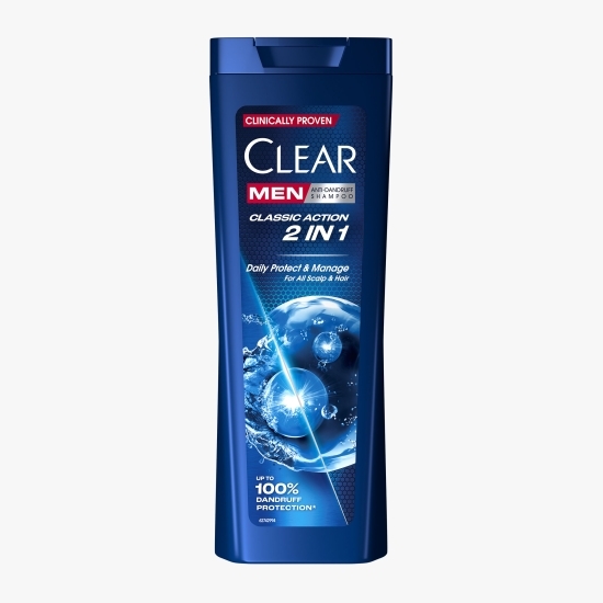 Șampon antimătreață pentru bărbați Classic Action 2in1 360ml