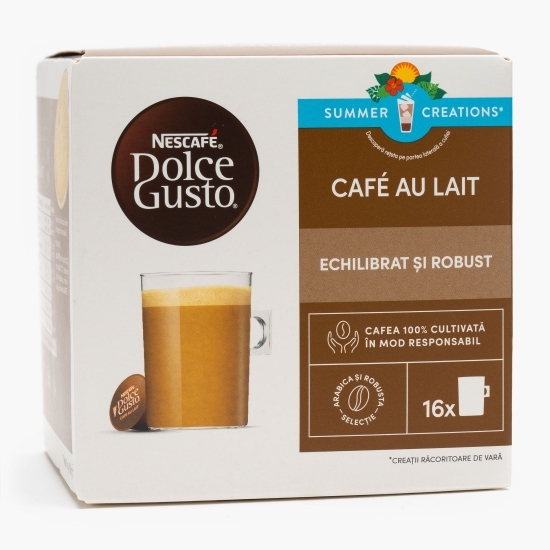 Café au lait 16 băuturi 160g, capsule cafea 