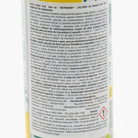 Acid citric lichid 0.5l