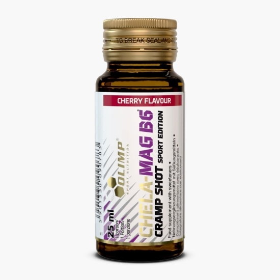 Magneziu lichid + vitamina B6 shot Chela-Mag B6 Cramp, aromă cireșe, 25ml 