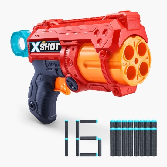 Pistol X-Shot Excel Fury 4, 16 proiectile