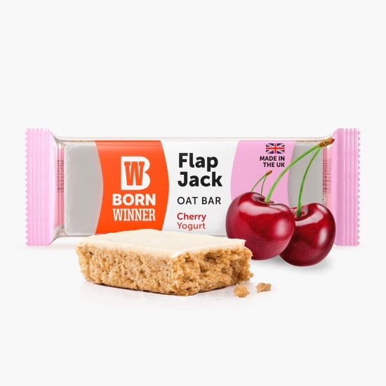 Baton de ovăz cu aromă de iaurt de cireșe Flap Jack 100g