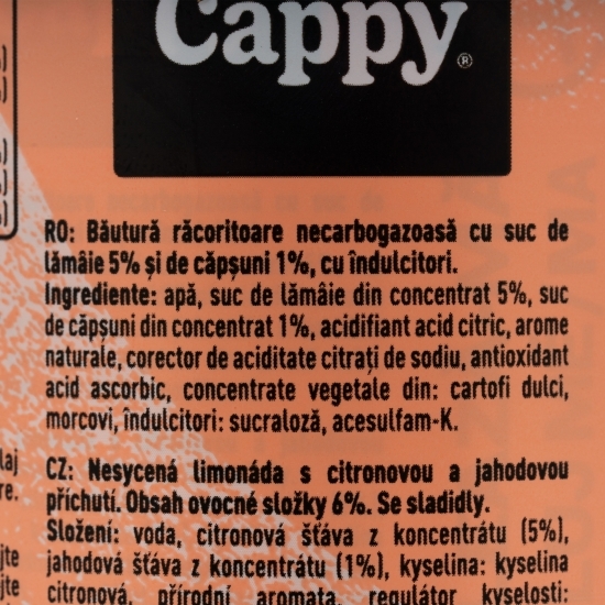 Limonadă căpșuni zero zahăr 1.25l