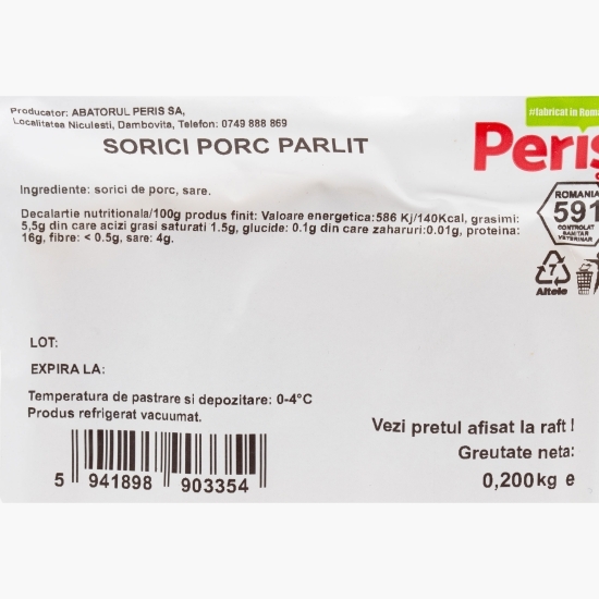 Șoric de porc pârlit 200g