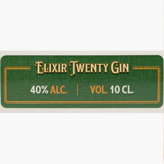 Elixir Twenty Gin, 40% alc. 0.1l