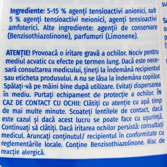 Detergent de vase lichid portocală, 0.5l