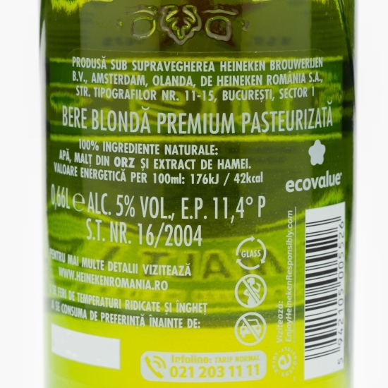 Bere blondă sticlă 0.66l